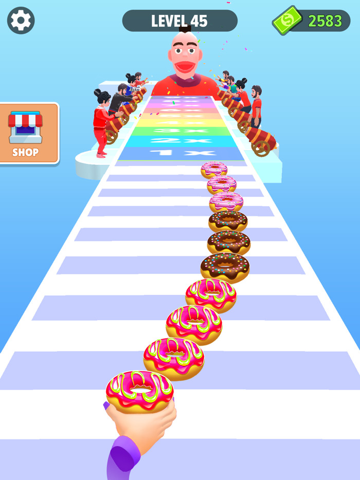 Donut Stack Run Donut Games