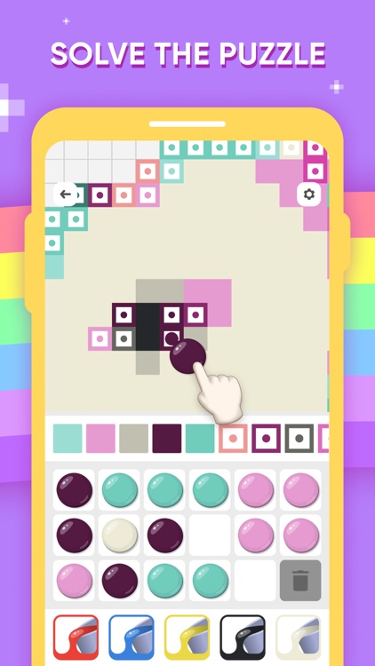 Merge Colors Puzzle: ASMR Draw screenshot-3