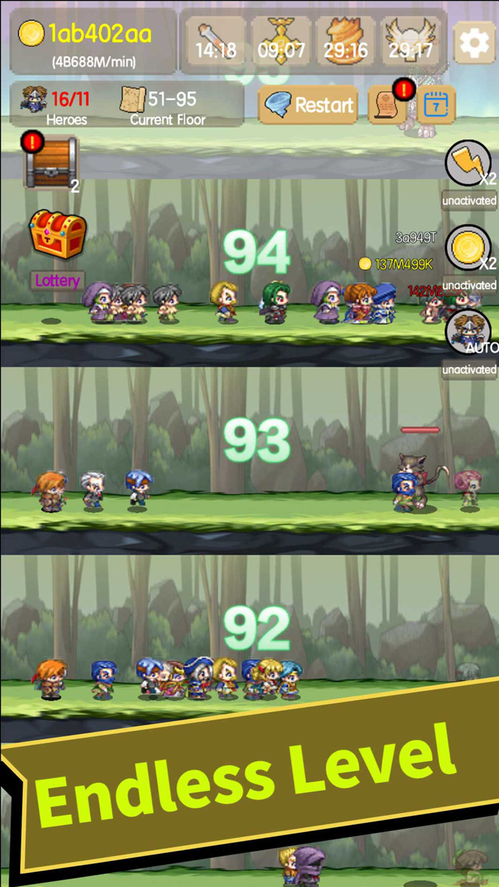 Idle TowerEndless Heroes