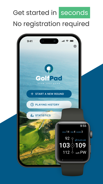 Screenshot #1 pour Golf Pad GPS Rangefinder