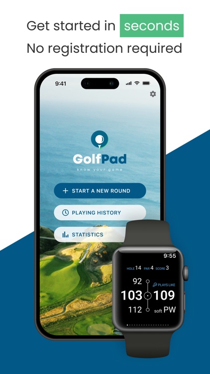 Golf Pad GPS Rangefinder
