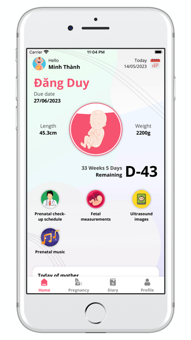 Mompee: Pregnancy Tracker Screenshot