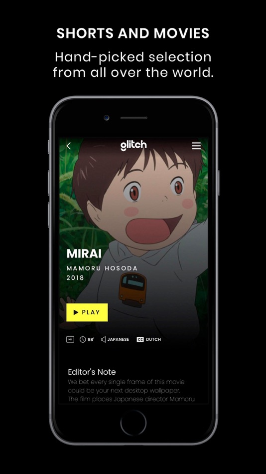 #2. GLITCH Animation (iOS) 由: Tribes Media