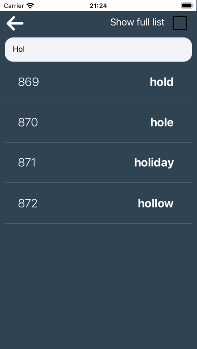 Screenshot #3 pour BIP39 Wordlist