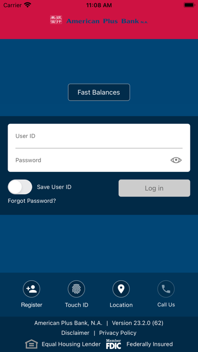 American Plus Bank, N.A. Screenshot