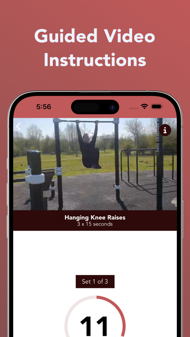 Calisthenics Workout Plan Screenshot