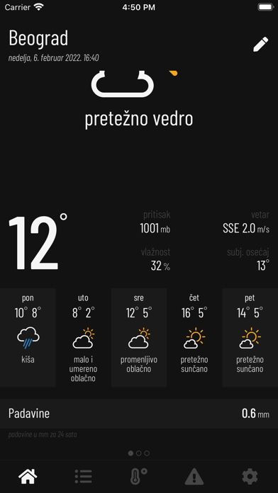 Vreme u Srbiji Screenshot