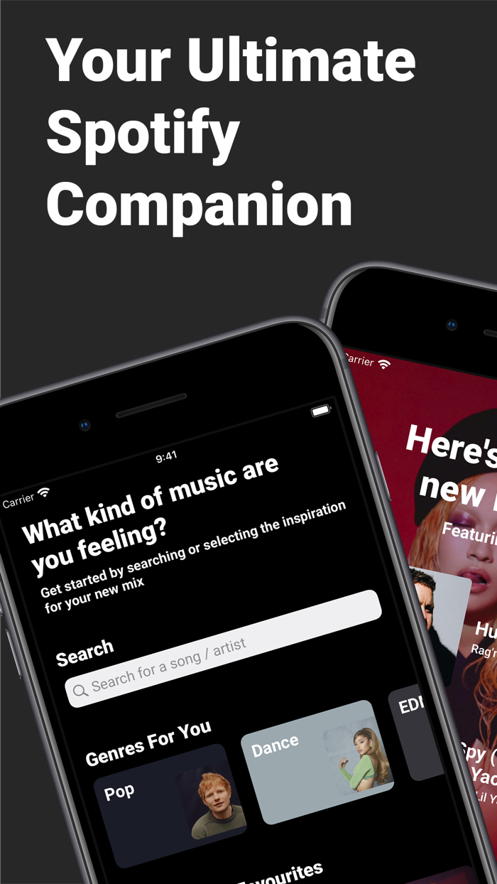 MIXR - Statistics for Spotify