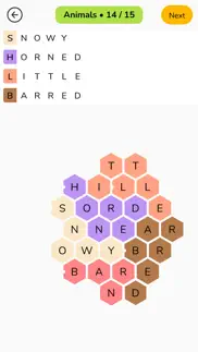 honeycomb - word puzzle iphone screenshot 3