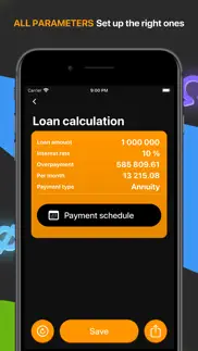 loan and mortgage: calculator iphone screenshot 2