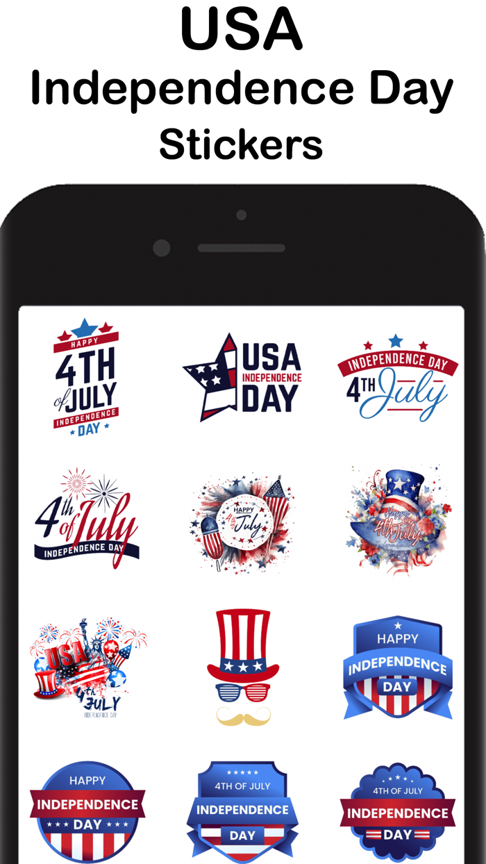 4th Of July - USA Stickers