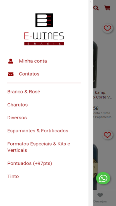 E-Wines Brasil Screenshot