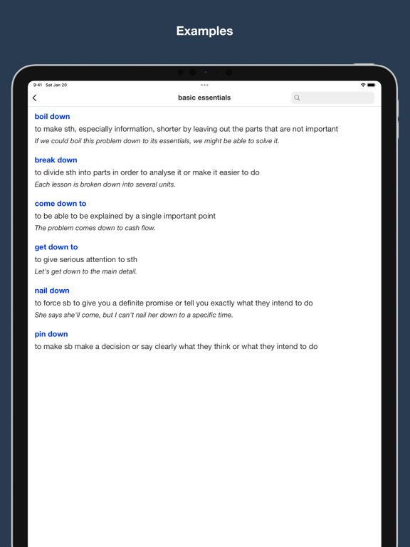 Screenshot #6 pour Ultimate Guide to Phrasal Verb