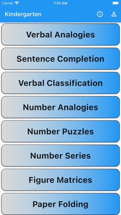 COGAT for Kindergarten Screenshot