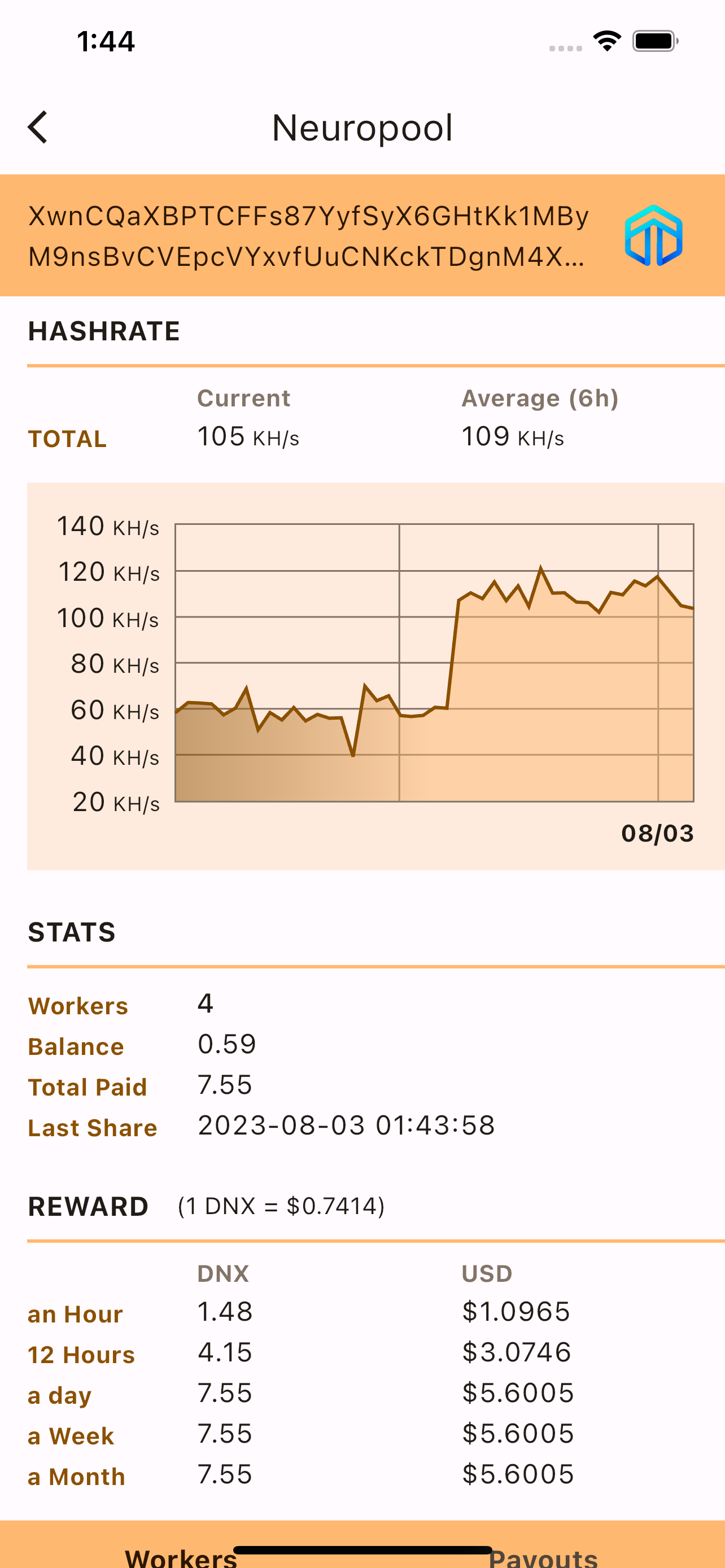 Crypto Coin Mining Monitor