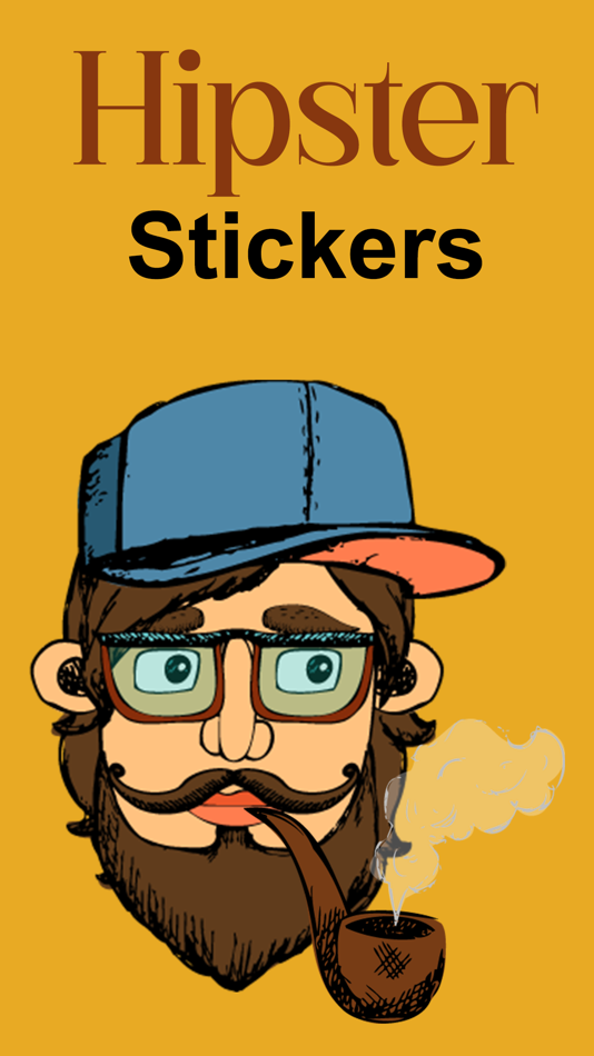 Hipster Stickers for iMessage - 1.1 - (iOS)