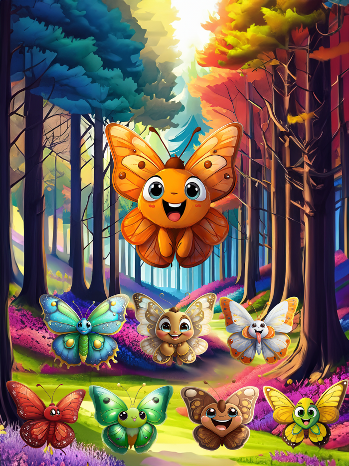 Fluttery Butterflies Stickers