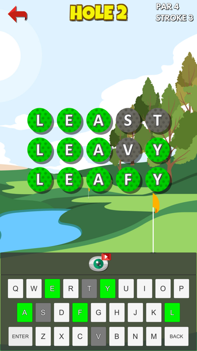 Word Golfing Screenshot