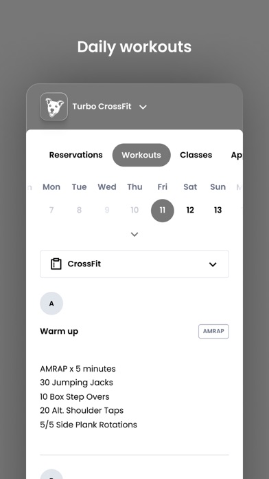Turbo CrossFit Screenshot