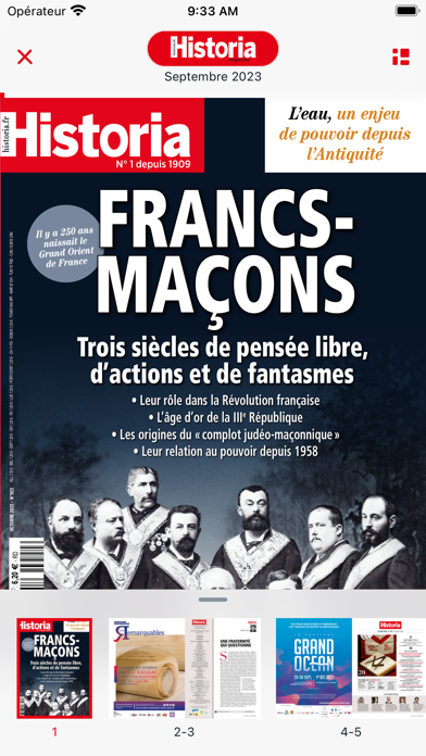 Historia Magazine Screenshot