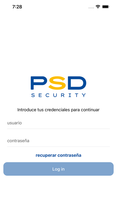 PSDMobileApp Screenshot