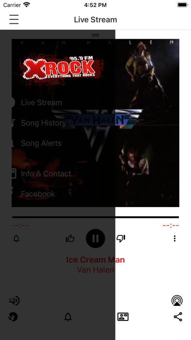 XROCK 95.9FM Screenshot
