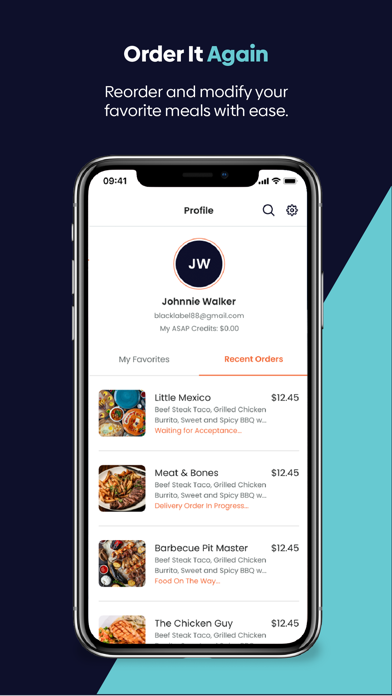 ASAP: Food Delivery & Carryout Screenshot