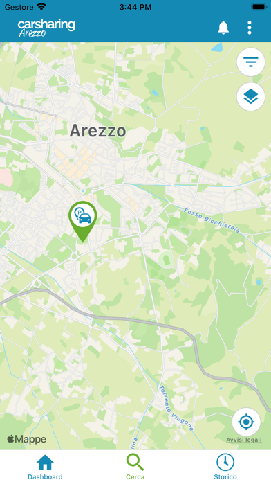 CarSharing Arezzo Screenshot