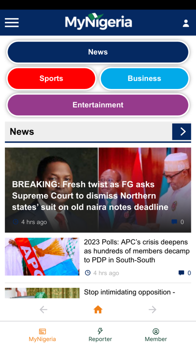 MyNigeria News and Radio Screenshot