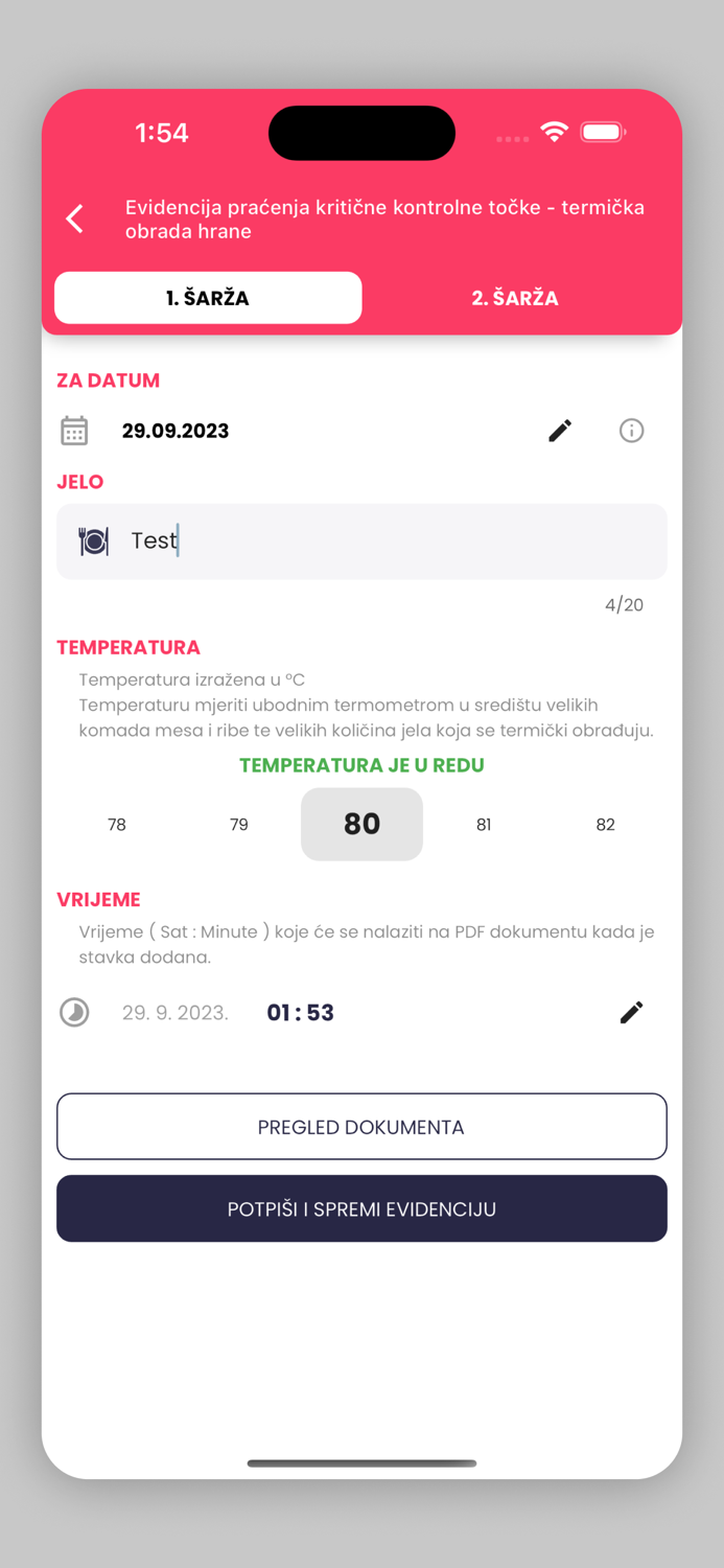 Digital HACCP Manager