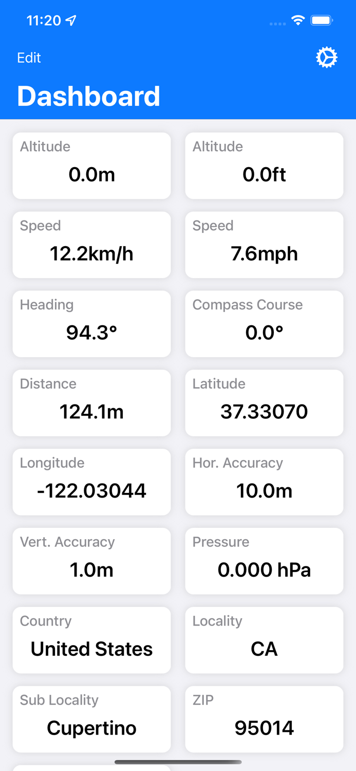 SkyPilot GPS Dashboard