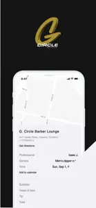 G. Circle Barber Lounge screenshot #1 for iPhone