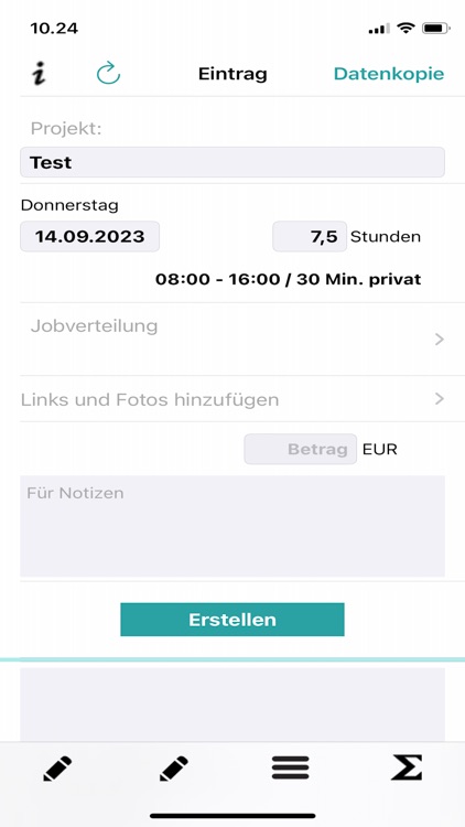Zeiterfassung - Einfach