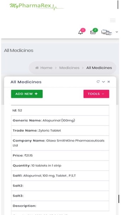MyPharmaRex Screenshot