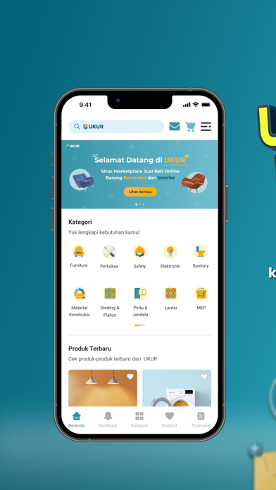 UKUR - Marketplace Bangunan Screenshot