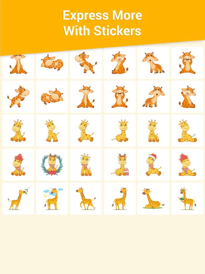 Mutant Giraffes Animated Emoji