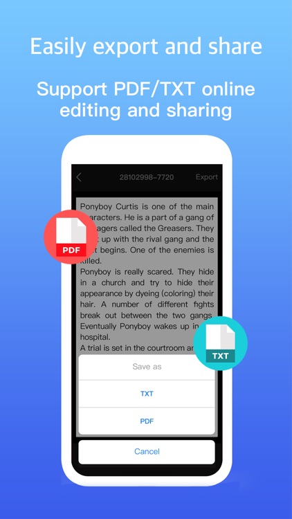 Scanner App - PDF Edit withOCR