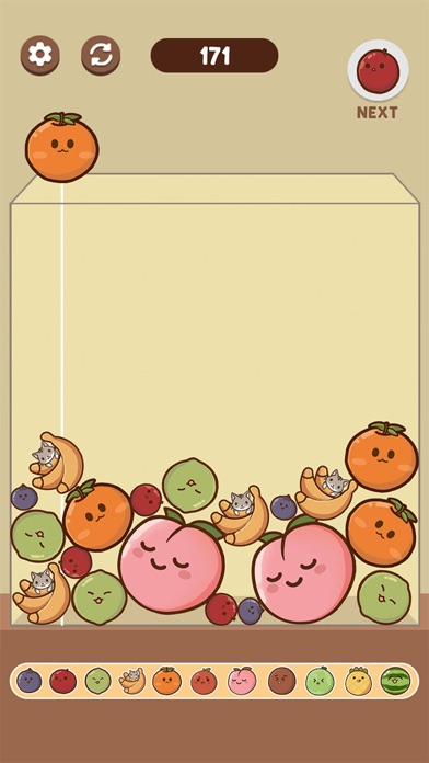Watermelon Game: Kawaii Fruit Screenshot