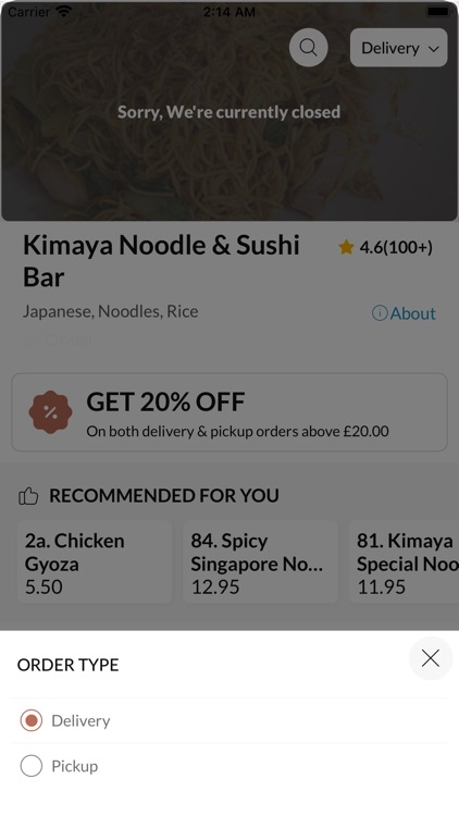Kimaya Noodle & Sushi Bar screenshot-3