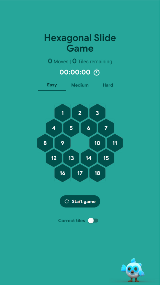 #1. Hexagonal Sliding Puzzle (iOS) Podle: Christophe Colineaux