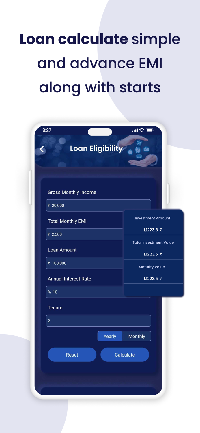 EMI Calculator - Finance Tool