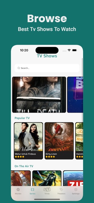 Tv series app top