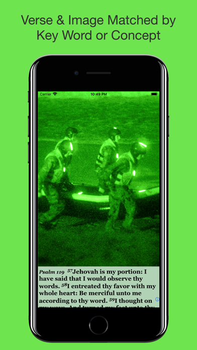Navy Psalm Daily Quotes ASV Screenshot