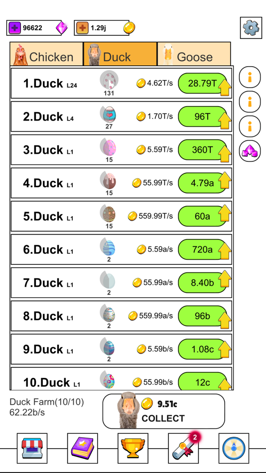 #2. Idle Chicken Duck Goose (iOS) 由: 登理 郝