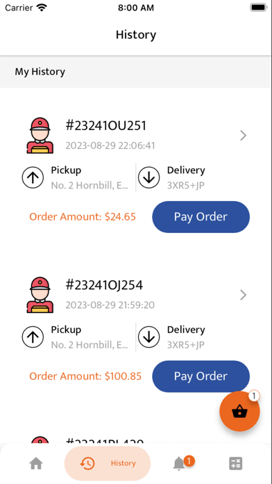 Prompt Delivery Screenshot