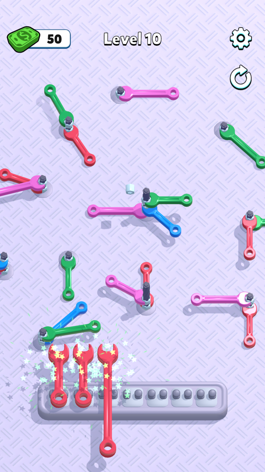 #4. Nut Sorting (iOS) Podle: ZiNKY OYUN YAZILIM ANONiM SiRKETi