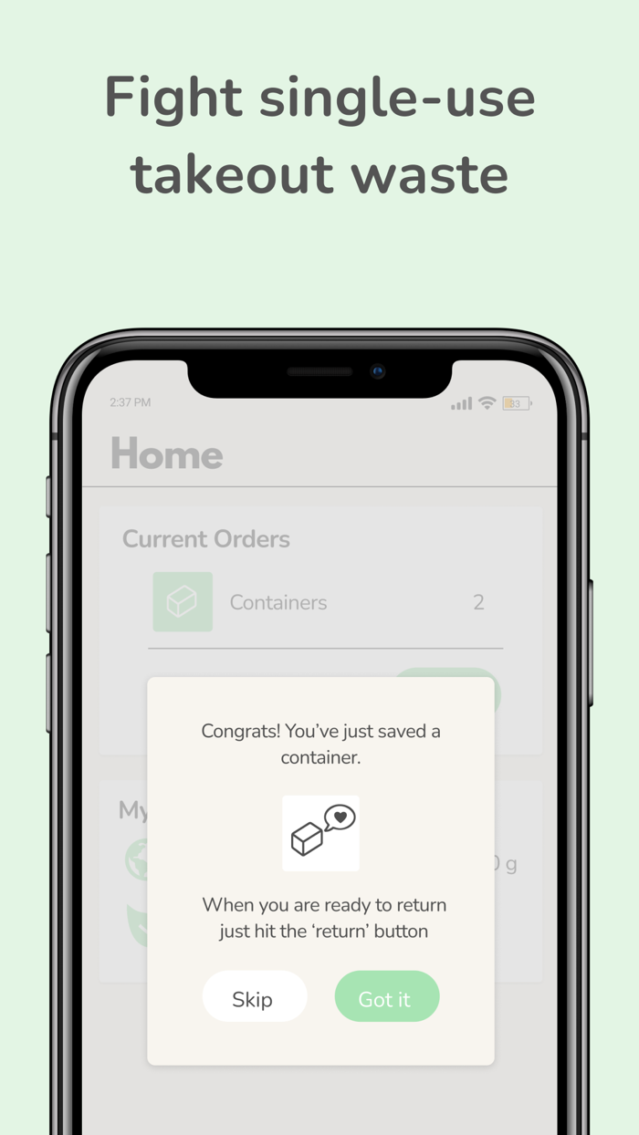 FoodWare - Zero Waste Takeout