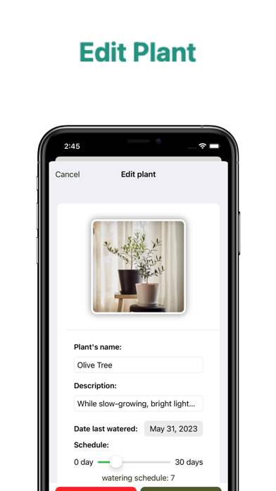 Water Tracker - Plant Manager Screenshot