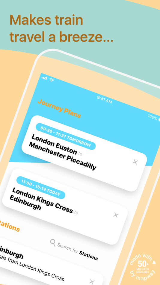 myTrains Train times & tickets - 5.0.4 - (iOS)