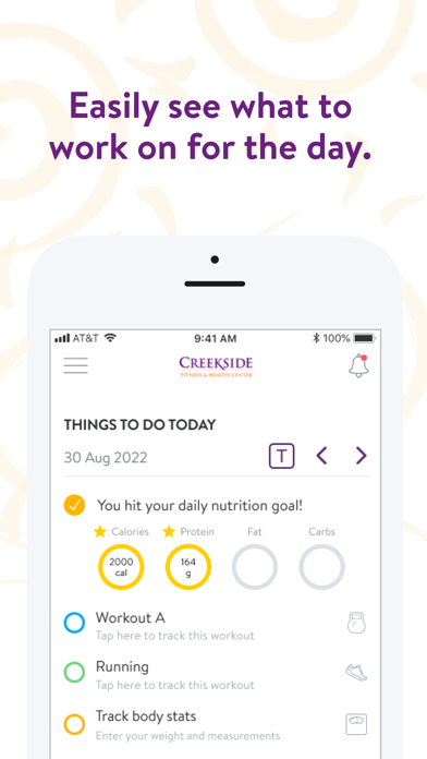 Creekside Fitness Screenshot